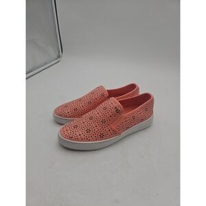 Women Michael Kors Kane Slip On Sneakers Coral/peach  Size 7.5